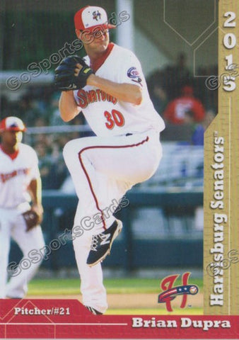 2015 Harrisburg Senators Brian Dupra