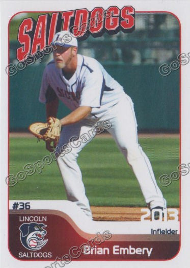 2013 Lincoln Saltdogs Brian Embery