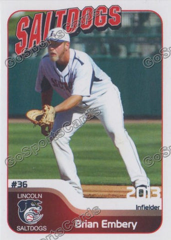 2013 Lincoln Saltdogs Brian Embery