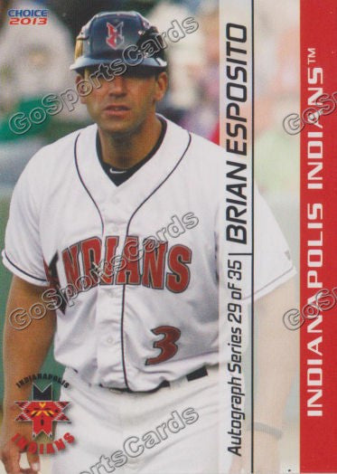2013 Indianapolis Indians Brian Esposito