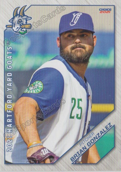 2021 Hartford Yard Goats Brian Gonzalez