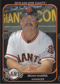 2010 San Jose Giants Brian Harper