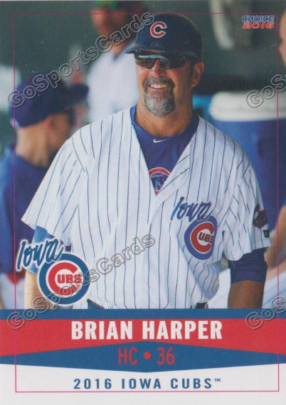 2016 Iowa Cubs Brian Harper