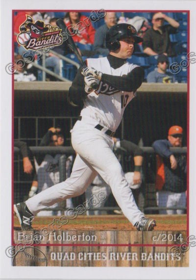 2014 Quad Cities River Bandits Brian Holberton