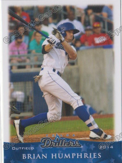 2014 Tulsa Drillers Brian Humphries
