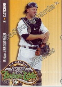 2009 New Hampshire Fisher Cats Brian Jeroloman
