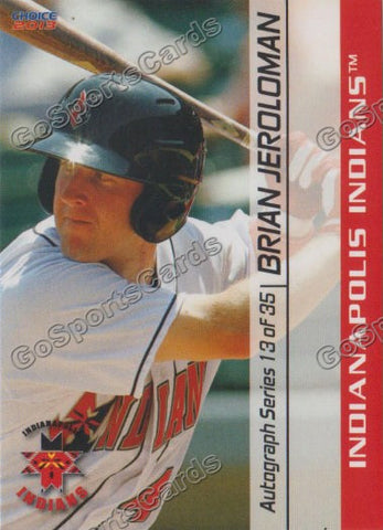 2013 Indianapolis Indians Brian Jeroloman