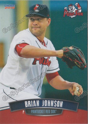 2016 Pawtucket Red Sox Brian Johnson