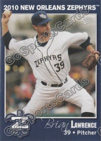 2010 New Orleans Zephyrs Brian Lawrence