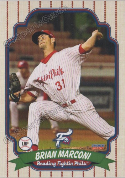 2021 Reading Fightin Phils Brian Marconi – Go Sports Cards