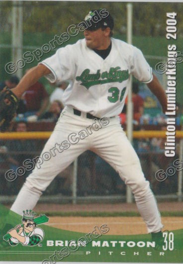 2004 Clinton Lumberkings Brian Mattoon