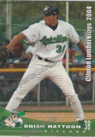 2004 Clinton Lumberkings Brian Mattoon