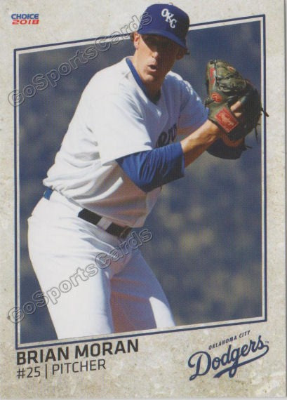 2018 Oklahoma City Dodgers Brian Moran