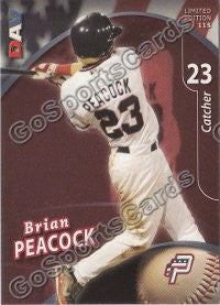 2009 Potomac Nationals DAV Brian Peacock