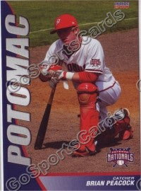 2010 Potomac Nationals Brian Peacock