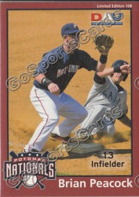 2010 Potomac Nationals DAV Brian Peacock