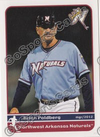 2012 Northwest Arkansas Naturals Brian Poldberg