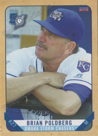2018 Omaha Royals Brian Poldberg