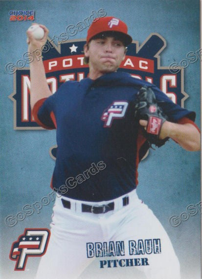 2014 Potomac Nationals Brian Rauh