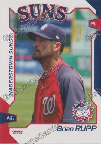 2013 Hagerstown Suns Brian Rupp