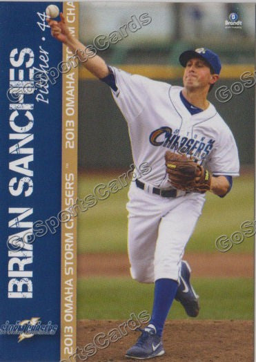 2013 Omaha Storm Chasers Brian Sanches