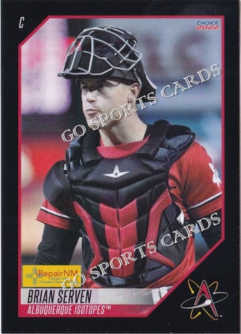 2022 Albuquerque Isotopes SGA Brian Serven