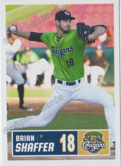 2018 Kane County Cougars Brian Shaffer