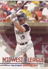 2004 Midwest League Top Prospects Brian Snyder