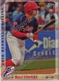 2010 Reading Phillies Brian Stavisky