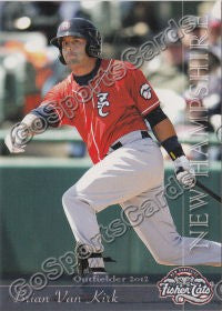 2012 New Hampshire Fisher Cats Brian Van Kirk