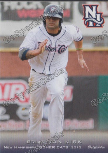 2013 New Hampshire Fisher Cats Brian Van Kirk