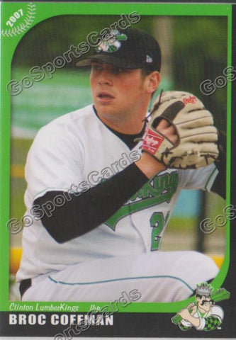 2007 Clinton Lumberkings Broc Coffman