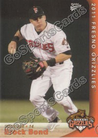 2011 Fresno Grizzlies Brock Bond