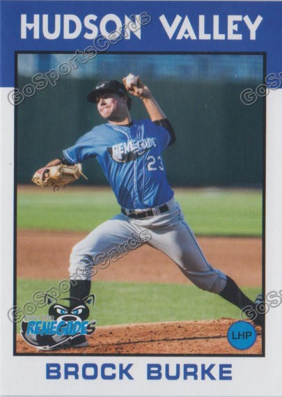 2016 Hudson Valley Renegades Brock Burke