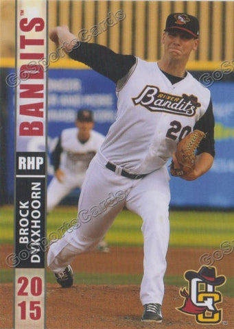 2015 Quad Cities River Bandits Brock Dykxhoorn