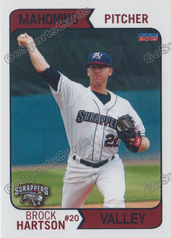 2015 Mahoning Valley Scrappers Brock Hartson