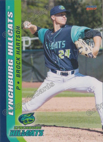 2017 Lynchburg Hillcats Brock Hartson