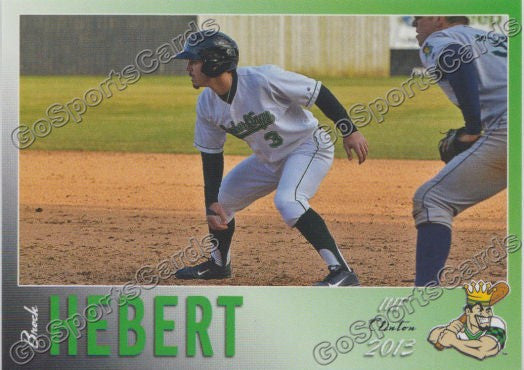 2013 Clinton Lumberkings Brock Hebert