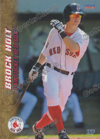 2013 Pawtucket Red Sox Brock Holt