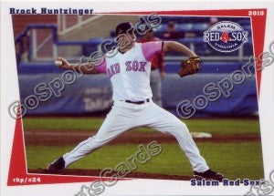 2010 Salem Red Sox Brock Huntzinger