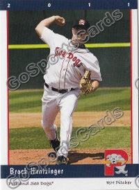 2011 Portland Sea Dogs Brock Huntzinger