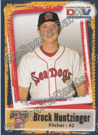 2011 Portland Sea Dogs DAV Brock Huntzinger