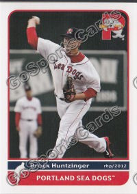 2012 Portland Sea Dogs Brock Huntzinger