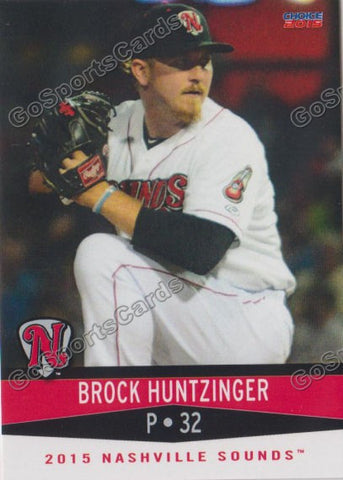 2015 Nashville Sounds Brock Huntzinger
