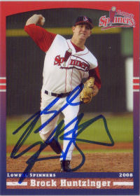 Brock Huntzinger 2008 Lowell Spinners (Autograph)