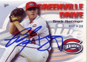 Brock Huntzinger 2009 Greenville Drive (Autograph)