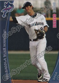 2012 Pensacola Blue Wahoos Brodie Greene