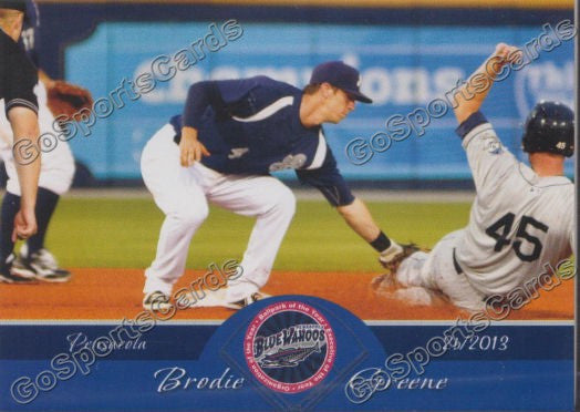 2013 Pensacola Blue Wahoos Brodie Greene