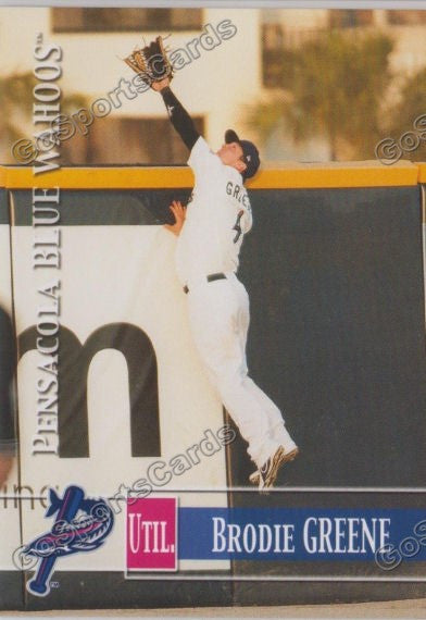 2014 Pensacola Blue Wahoos Brodie Greene
