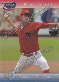 2012 Clearwater Threshers Brody Colvin